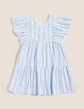 Cotton Rich Striped Dress (6-16 Yrs)