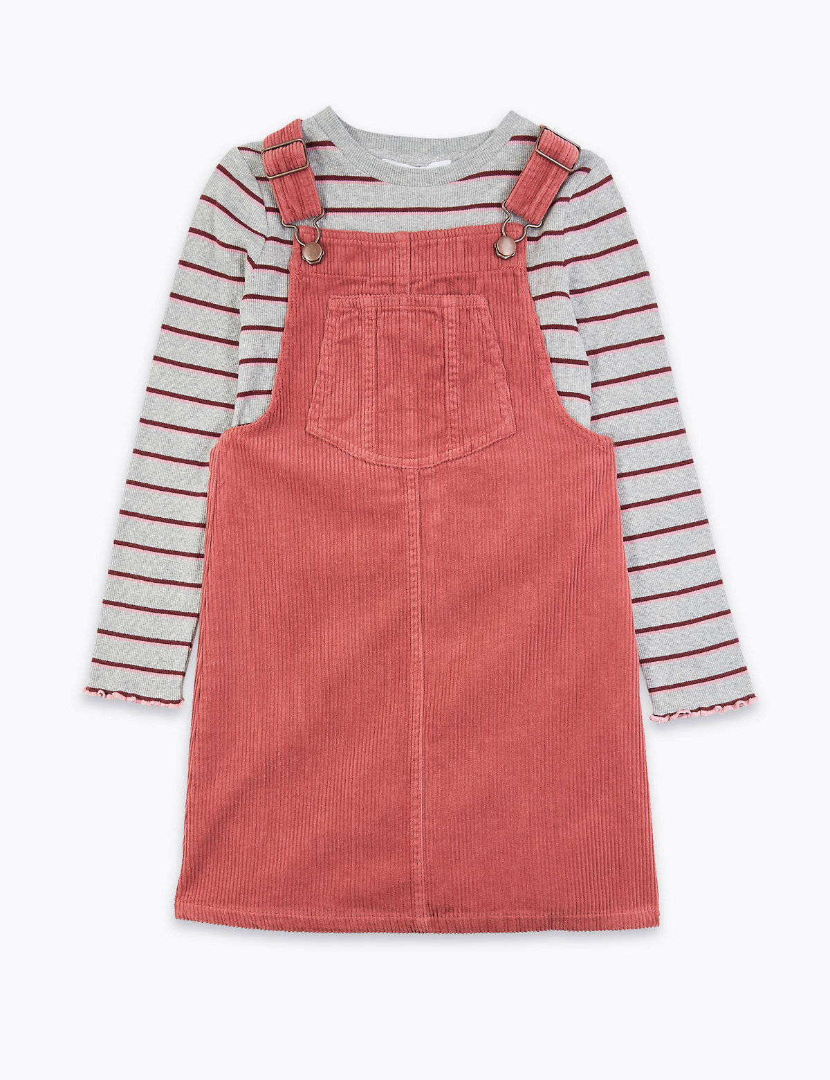 2 Piece Cord Pinafore Outfit (6-16 Years)