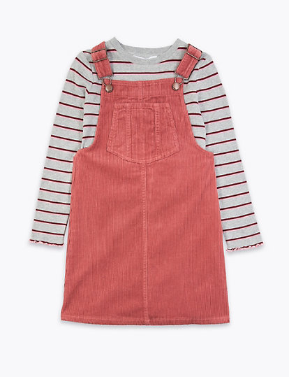 2 Piece Cord Pinafore Outfit (6-16 Years)