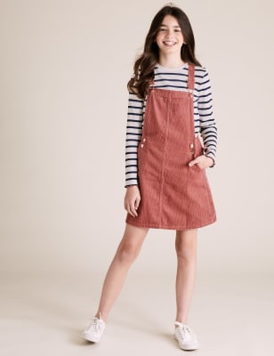 m&s pinafore dress