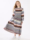 Patterned Shirred Dress (6-16 Yrs)