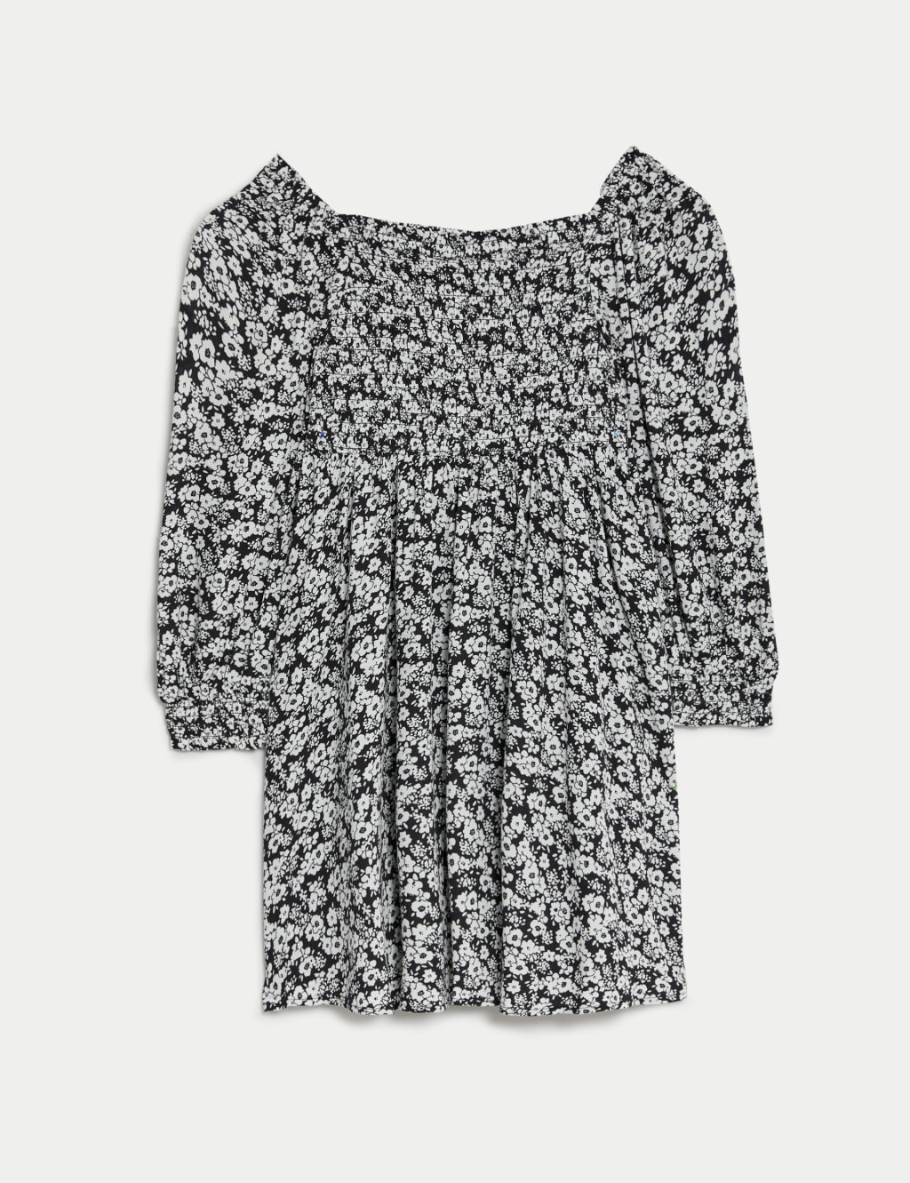 Floral Shirred Dress (6-16 Yrs) image 2