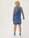 2pc Denim Pinafore Outfit (6-16 Yrs)