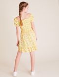 Floral Shirred Dress (6-16 Yrs)