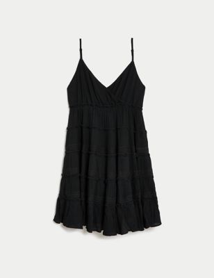 

Girls M&S Collection Lace Trim Dress (6-16 Yrs) - Black, Black