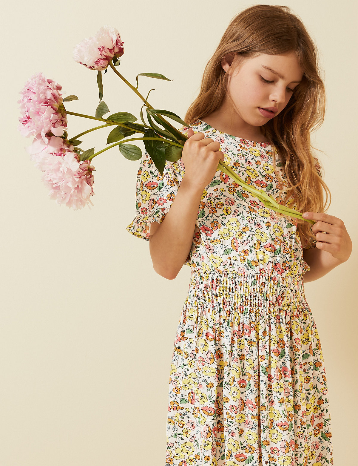 Floral Print Dress (2-16 Yrs)