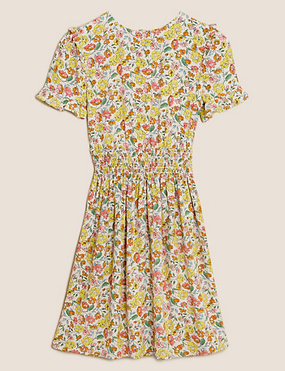 Floral Print Dress (2-16 Yrs)