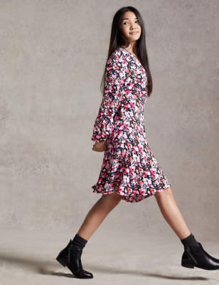 

Girls M&S X GHOST Floral Dress (6-16 Yrs) - Pink Mix, Pink Mix