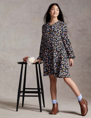

M&S X GHOST Kleid mit Blumenmuster (6-16 Jahre) - Multi, Multi