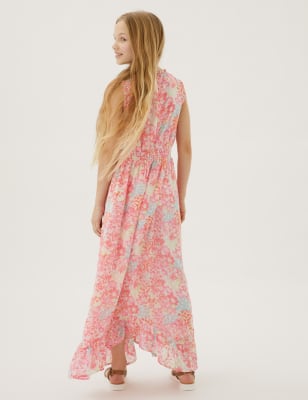 

M&S Collection Kleid mit Blumenmuster (6-16 Jahre) - Pink Mix, Pink Mix