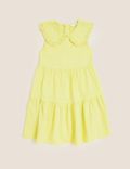 Pure Cotton Tiered Dress (6 - 16 Yrs)