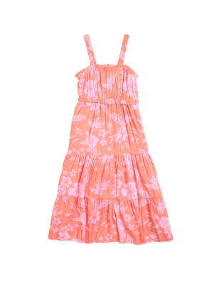 

Girls M&S Collection Floral Dress (6-16 Yrs) - Pink Mix, Pink Mix