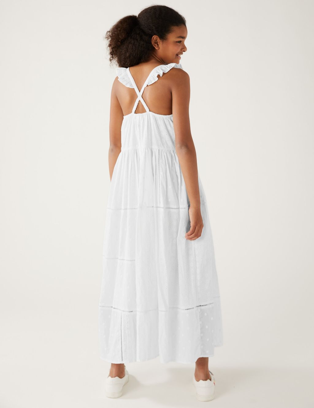 Pure Cotton Maxi Dress (6-16 Yrs) image 3