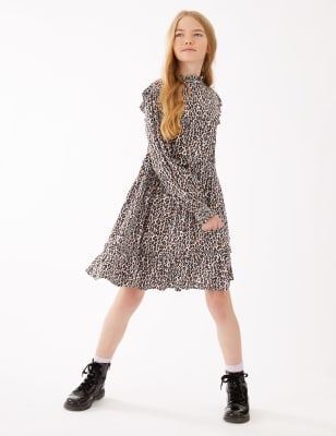 Leopard print discount dress 16