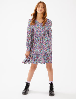

M&S Collection Vestido floral (6-16 años) - Purple Mix, Purple Mix