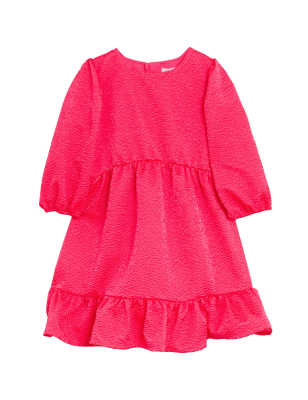 

Girls M&S Collection Embossed Dress (6-16 Yrs) - Pink, Pink