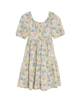 

M&S Collection Vestido con estampado de limones (6-16 años) - Multi, Multi