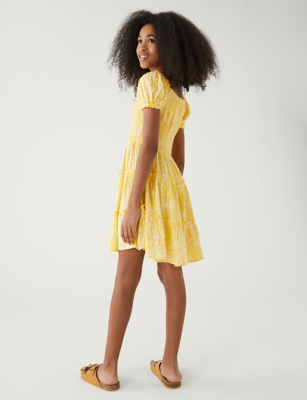 Floral Print Tiered Dress (6-16 Yrs) image 3