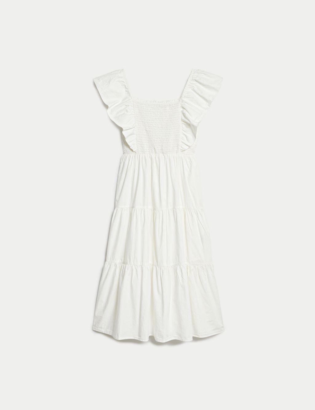 Pure Cotton Tiered Dress (6-16 Yrs) image 2