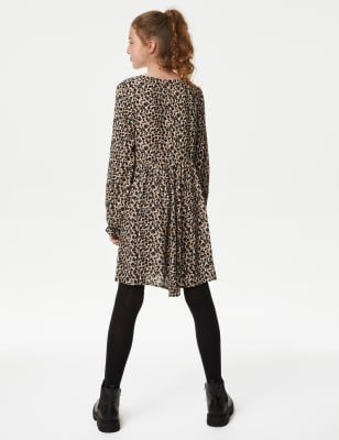 Animal Print Dress 6 16 Yrs