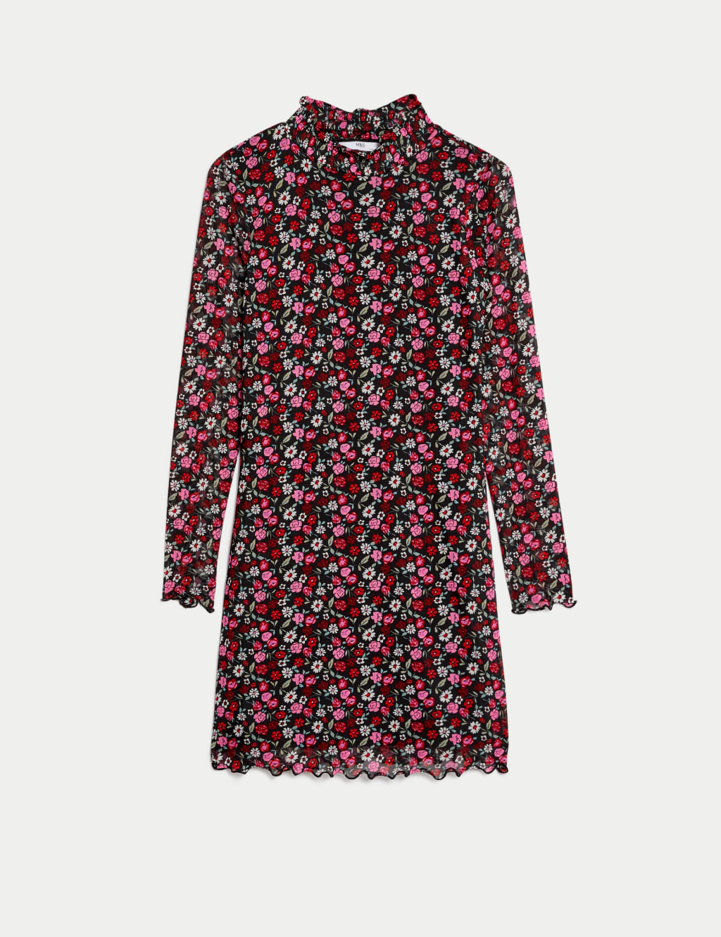 Mesh Floral Dress (6-16 Yrs) image 2