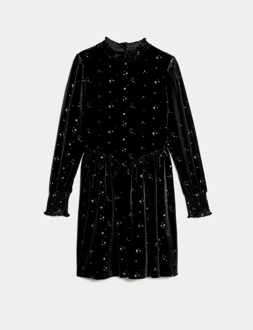 Velvet Glitter Star Dress (6-16 Yrs) image 2