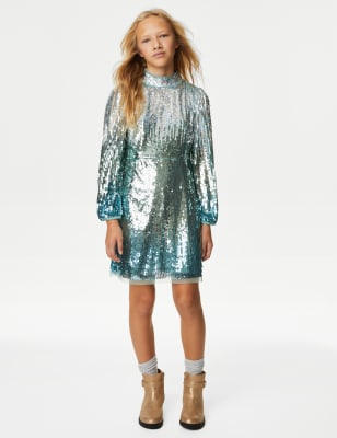 Sequin dress m&s sale