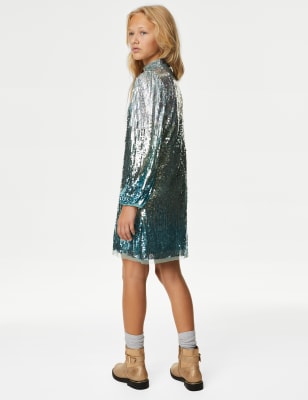 Ombre Sequin Dress (6-16 Yrs)