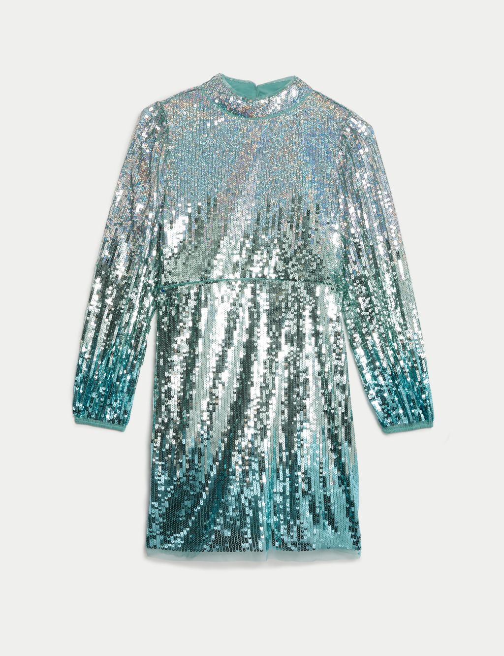 Ombre Sequin Dress (6-16 Yrs) image 2