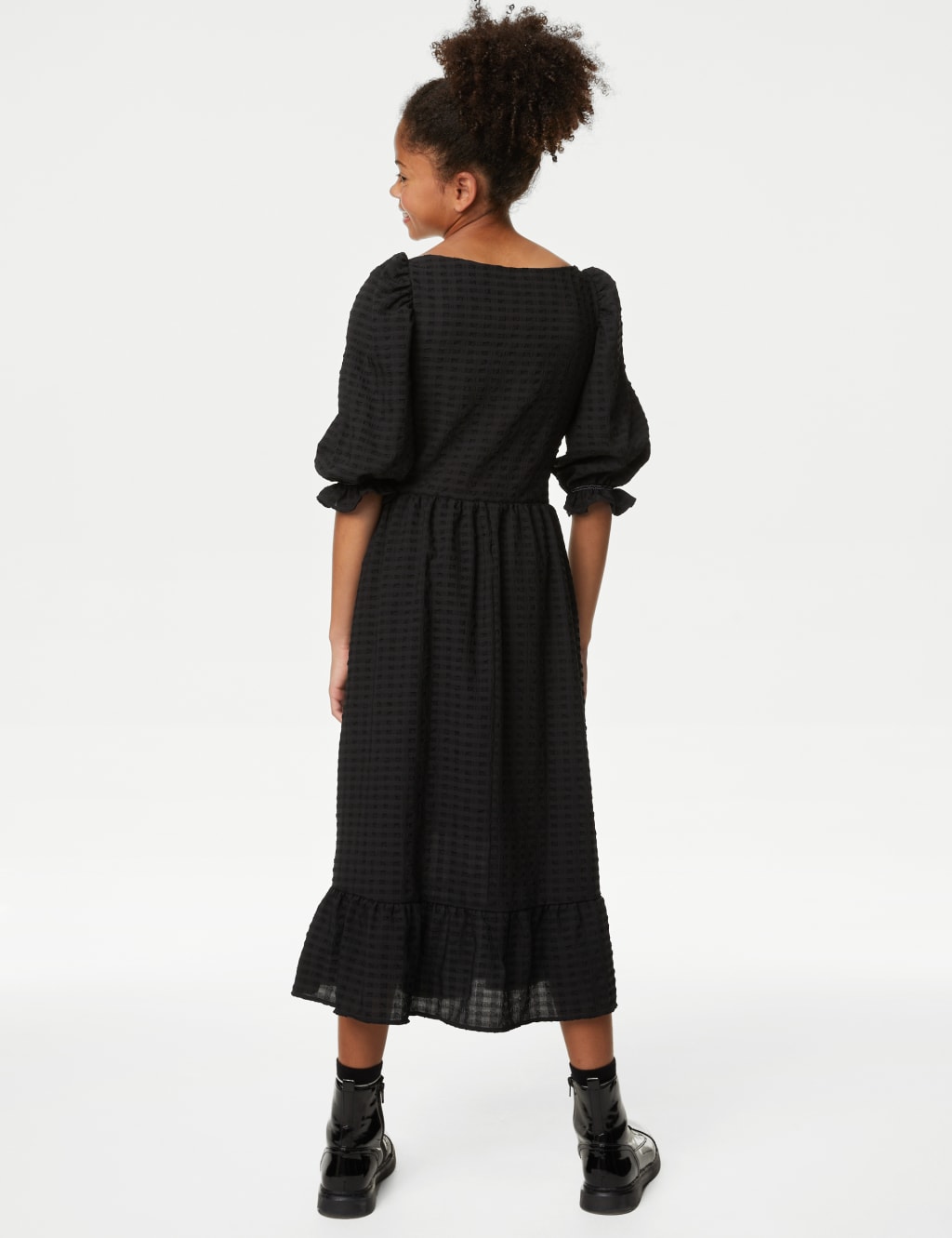 Mini Me Shirred Maxi Dress (6-16 Yrs) image 4