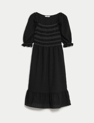 Mini Me Shirred Maxi Dress (6-16 Yrs)