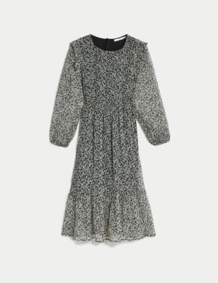 Chiffon Printed Dress (6-16 Yrs)
