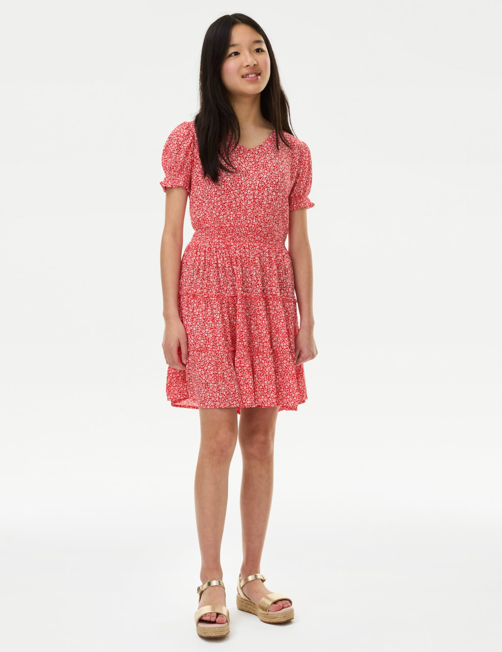 Heart Tiered Dress (6-16 Yrs)