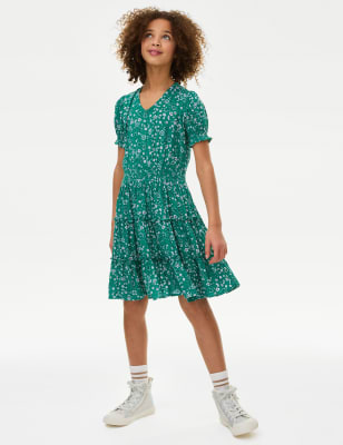 Heart Tiered Dress (6-16 Yrs) - UA