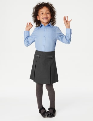 Girls' Embroided School Skirt (2-18 Yrs) | M&S US