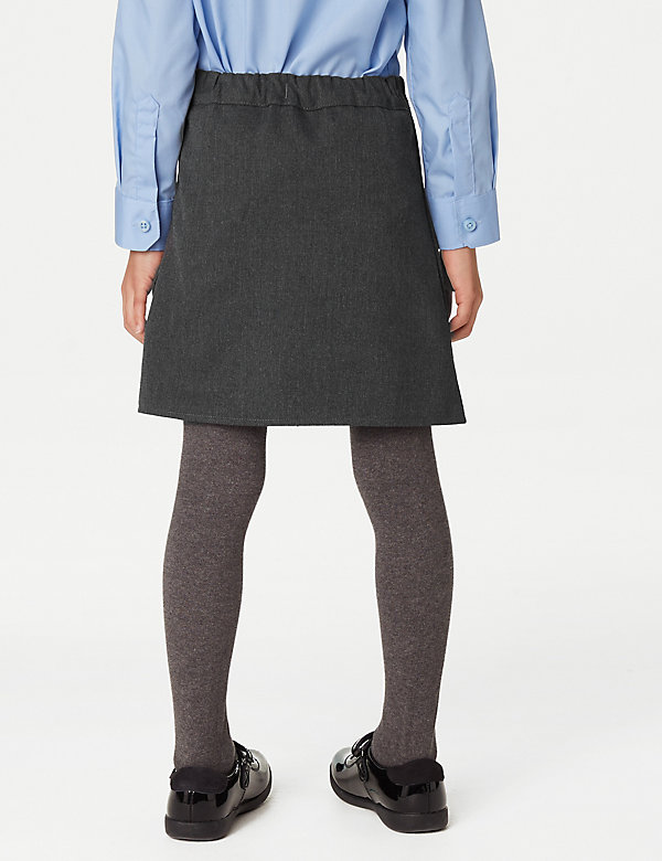 Girls' Embroided School Skirt (2-18 Yrs) - PA