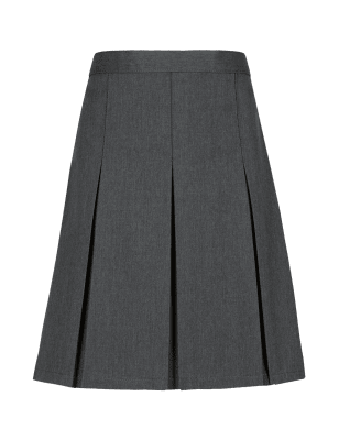 Girls' Permanent Pleats Traditional Skirt | M&S