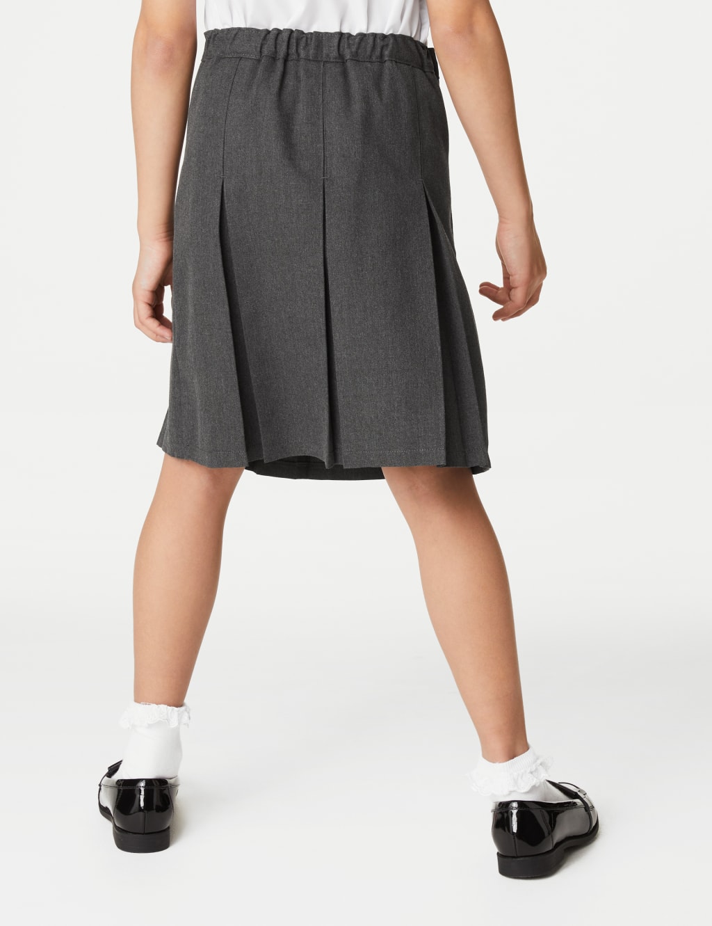 Girls' Permanent Pleats School Skirt (2-16 Yrs) image 3
