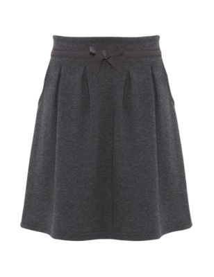 Girls' Knitted Skirt with Bow Feature | M&S