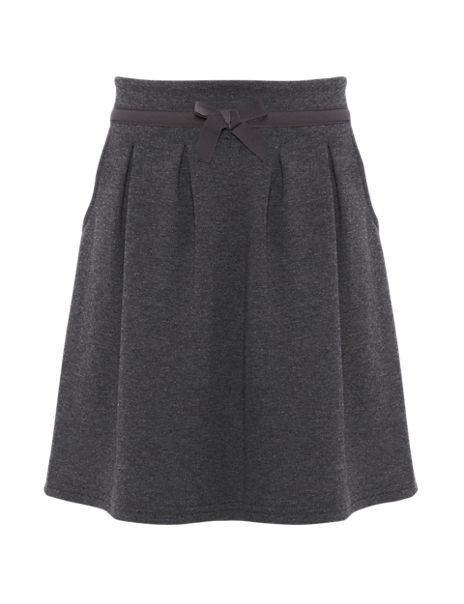 Girls' Knitted Skirt with Bow Feature | M&S