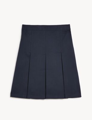 M&S Girls Girls' Slim Fit Permanent Pleats School Skirt (2-18 Yrs)