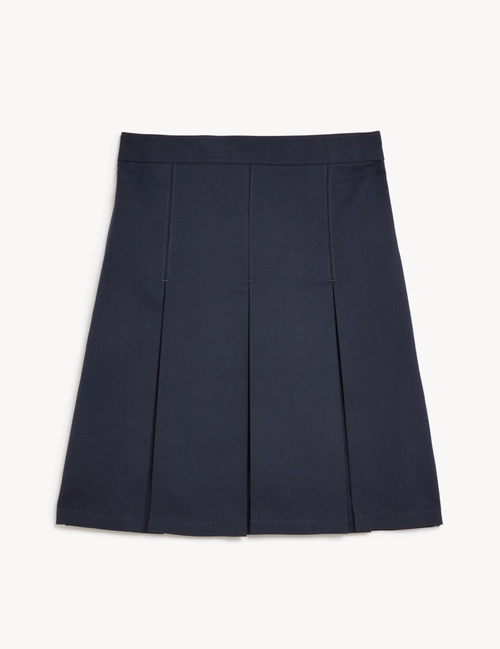 Girls' Slim Fit Permanent Pleats School Skirt (2-18 Yrs) image 2
