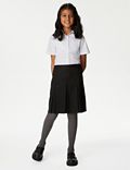 تنورة مدرسية بناتي بطيات ثابتة مقاس ضيق (سليم) (2-18 سنة)