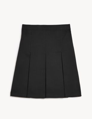 Girls' Slim Fit Permanent Pleats School Skirt (2-18 Yrs)