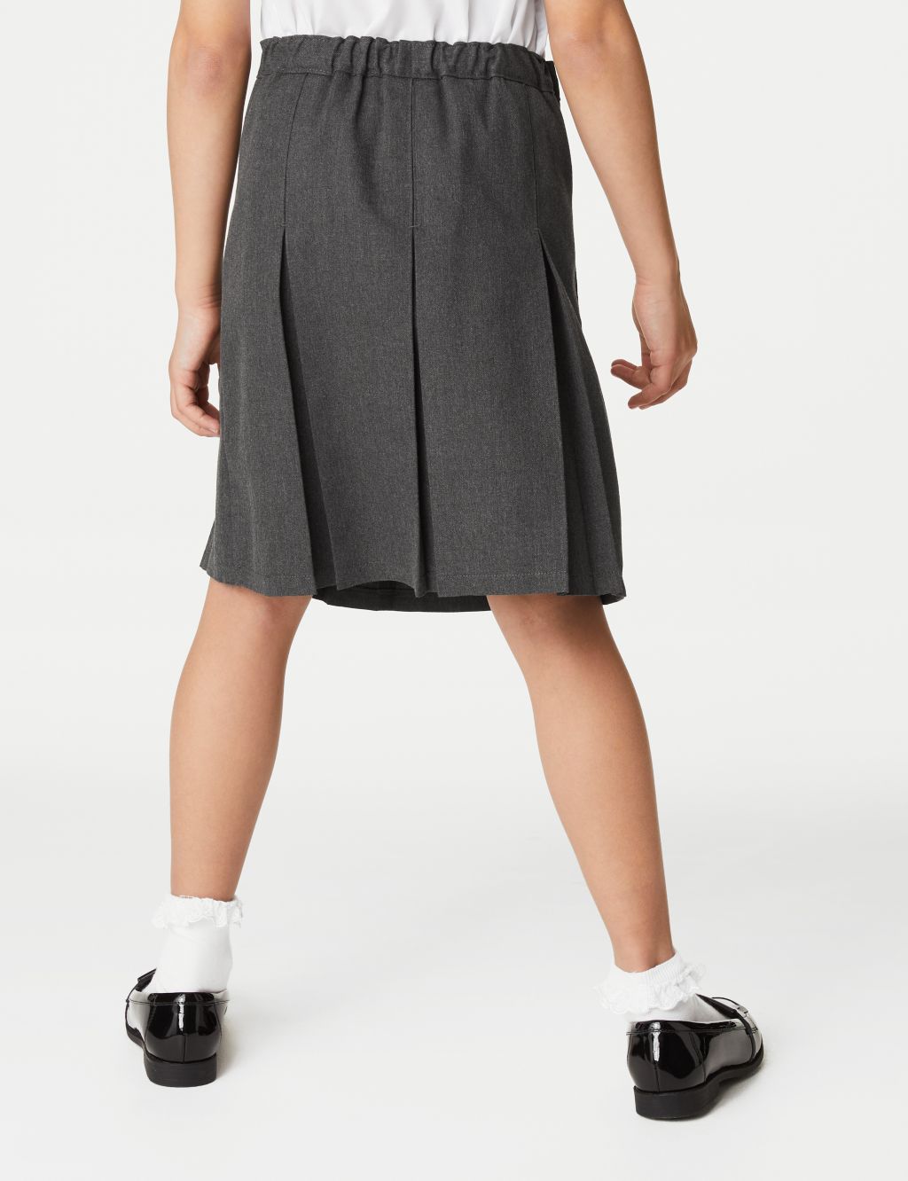 Girls' Plus Fit Permanent Pleats School Skirt (2-18 Yrs) image 3