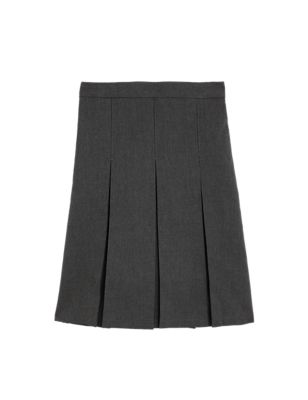 M&S Girls Girls' Longer Length School Skirt (2-16 Yrs)