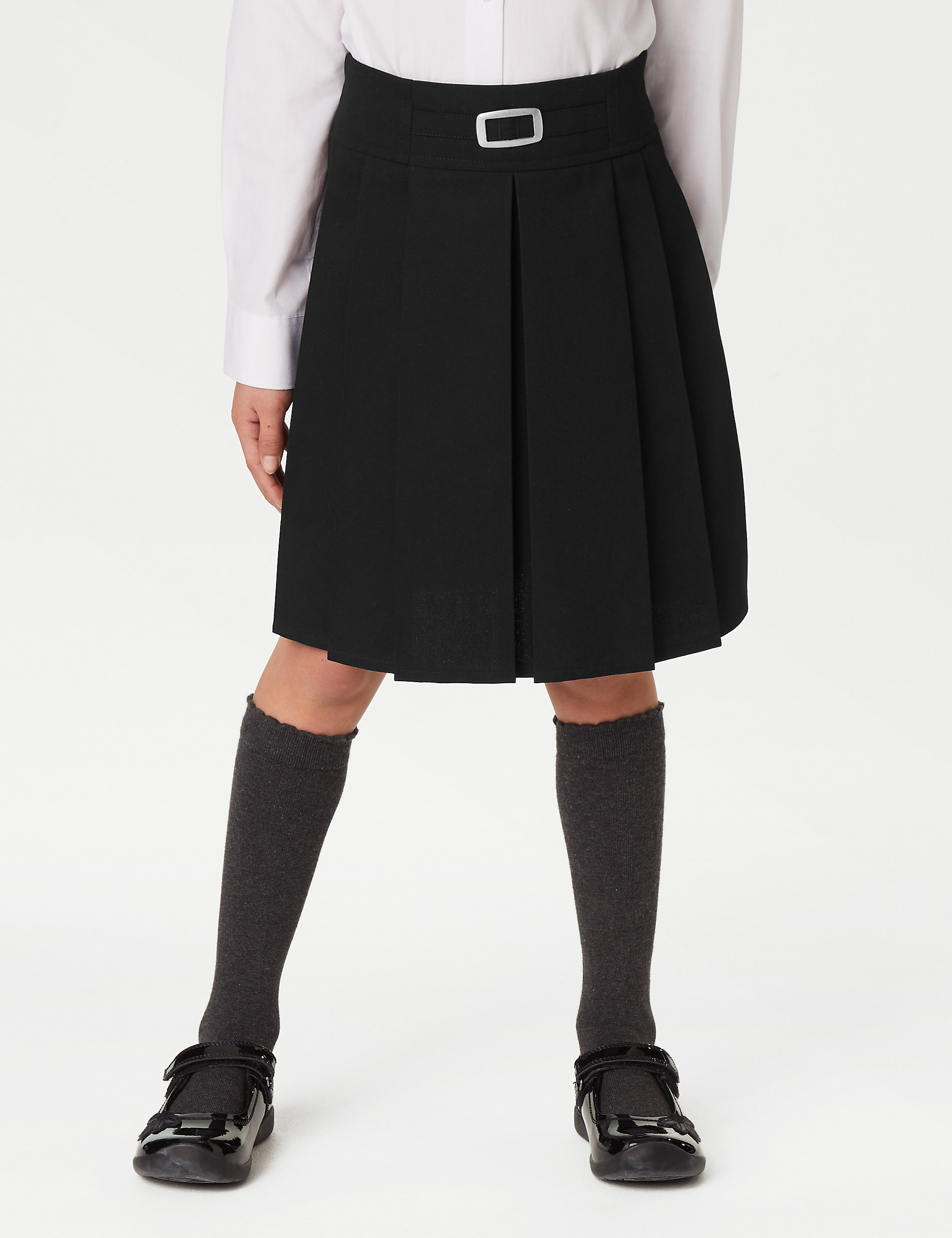 Falda escolar con pliegues permanentes para chicas (2-16&nbsp;años)