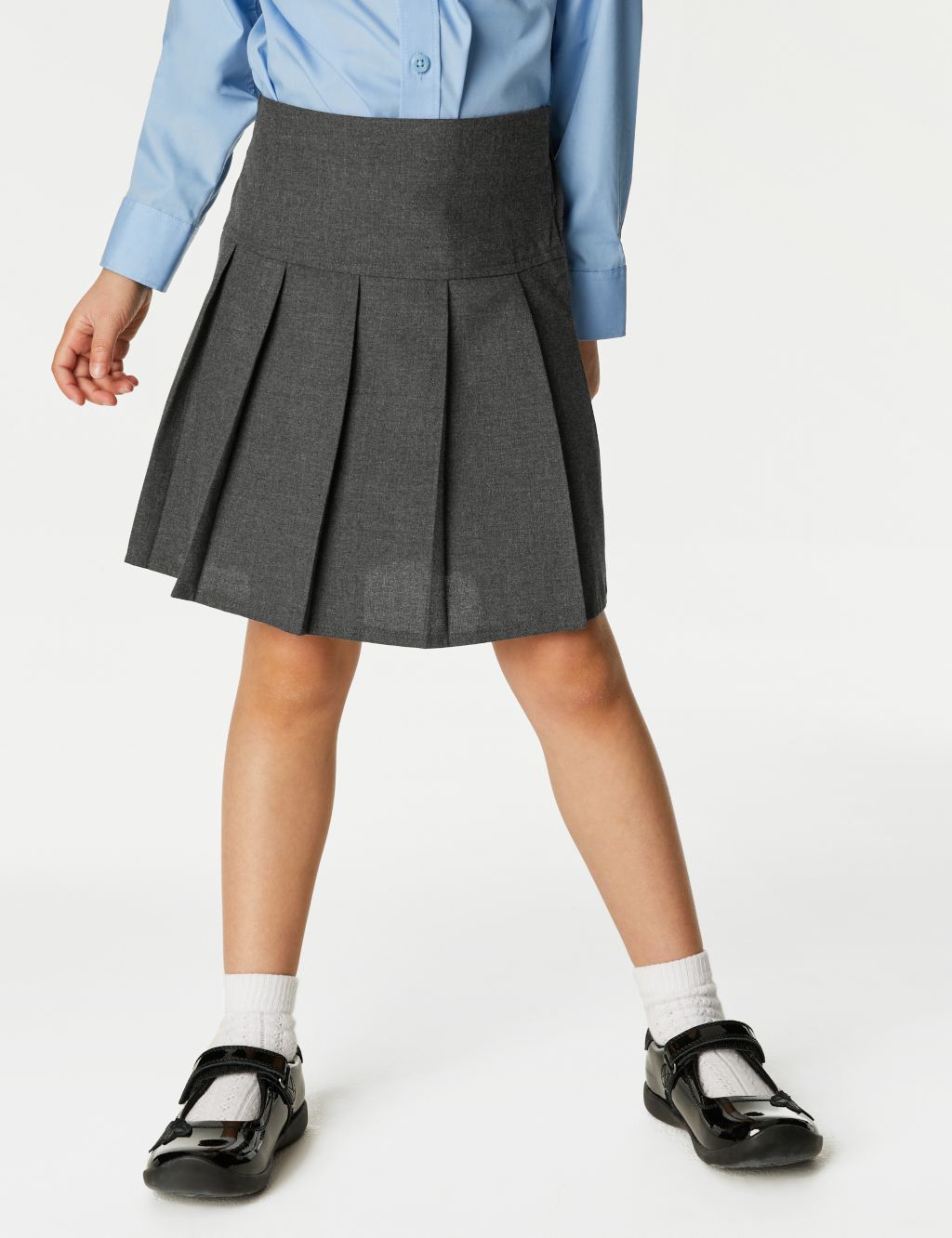 2pk Girls' Plus Fit Pleated School Skirts (2 - 18 Yrs) image 2