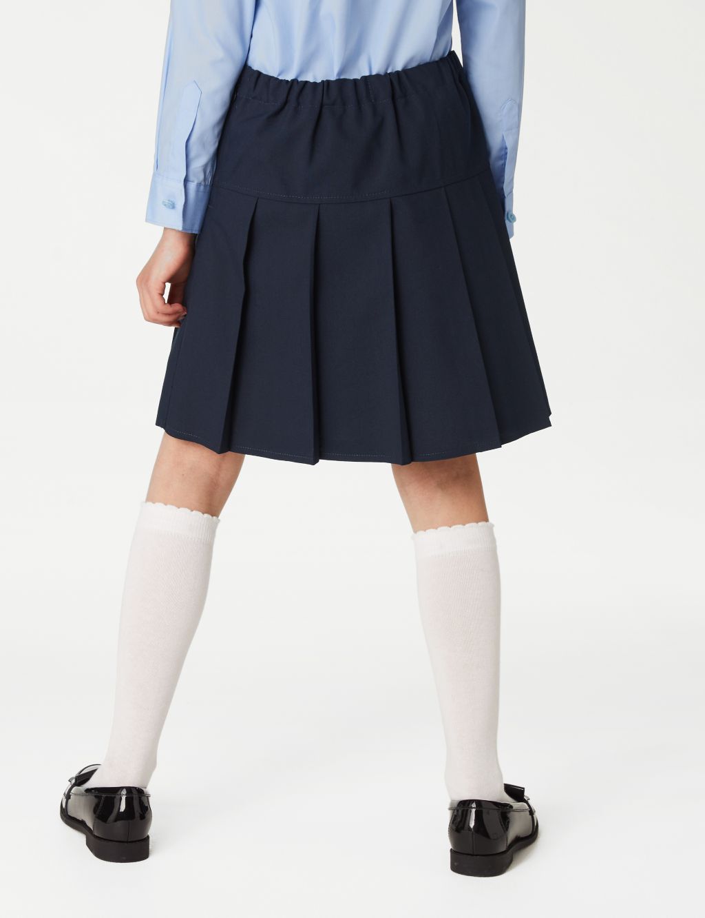 Navy School Skirts | M&S