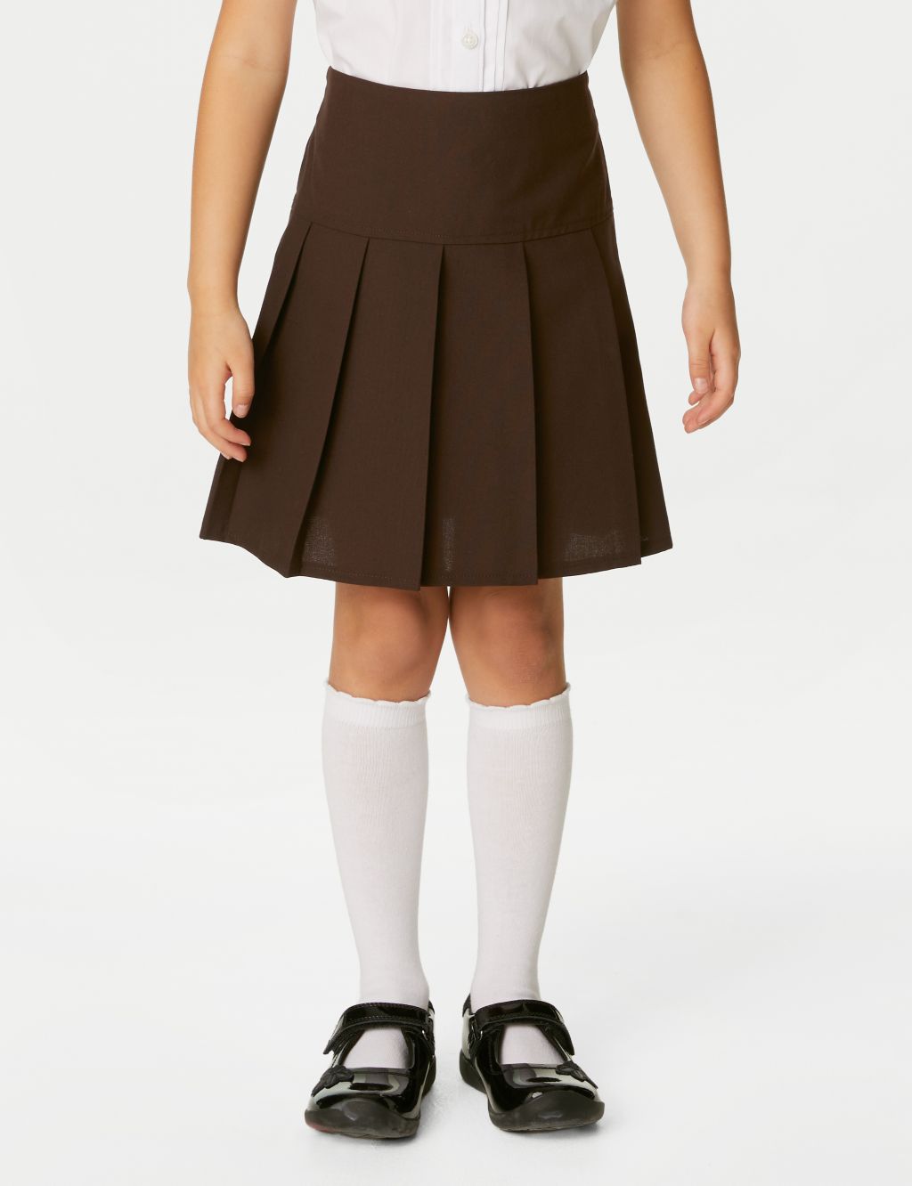 2pk Girls' Crease Resistant School Skirts (2-16 Yrs) image 3